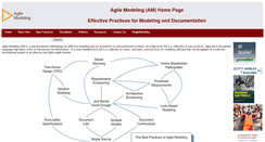 Desktop Screenshot of agilemodeling.com